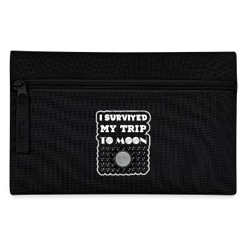 T-shirt I survived my trip to moon 2025 - Trousse - noir - Devant