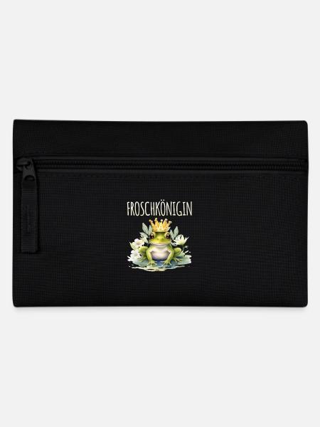 Karneval Kostüm FROSCHKÖNIGIN Lustiges Fasching - Federtasche - Schwarz