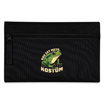 Karneval Party Frösche DAS IST MEIN FROSCHKOSTÜM - Federtasche - Schwarz - Vorne