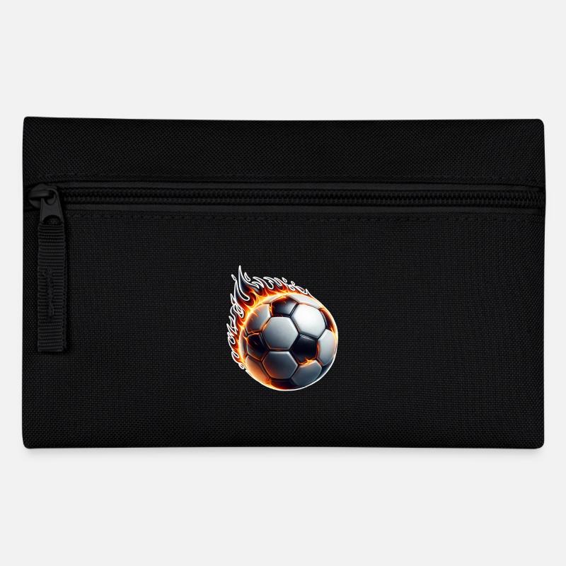 Fußball - Federtasche - Schwarz