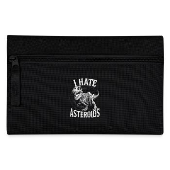 I Hate Asteroids Funny Dinosaur Lovers Saying - Federtasche - Schwarz - Vorne