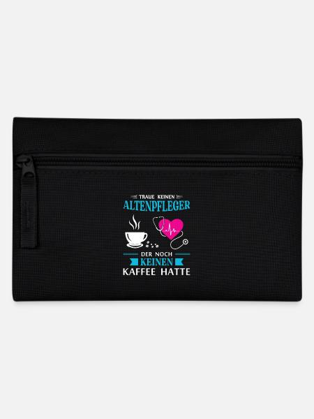 Altenpfleger Geschenk Altenpflege Pflegefachkraft - Federtasche - Schwarz