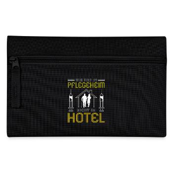 Altenpflege Pfleger Pflegepersonal Pflegekraft - Federtasche - Schwarz - Vorne