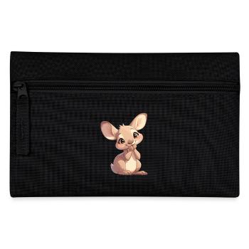 Kangaroos Kangaroo - Pencil Case - black - Front