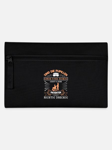 Altenpfleger Geschenk Altenpflege Pflegefachkraft - Federtasche - Schwarz