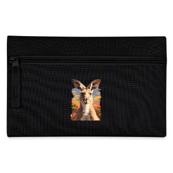 Kangaroos Kangaroo - Pencil Case - black - Front