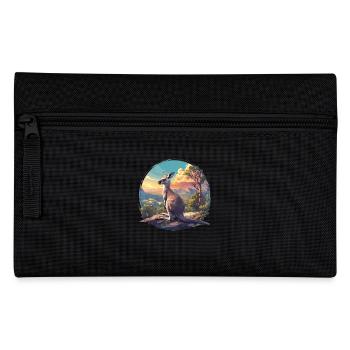 Kangaroos Kangaroo - Pencil Case - black - Front