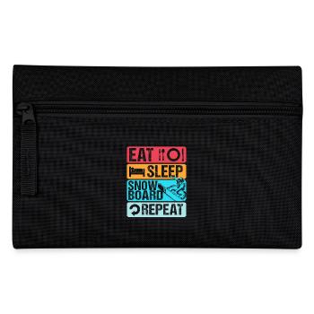Snowboard Snowboarding Snowboard Holidays Snowboarders - Pencil Case - black - Front