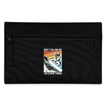 Snowboard Snowboarding Snowboard Holidays Snowboarders - Pencil Case - black - Front