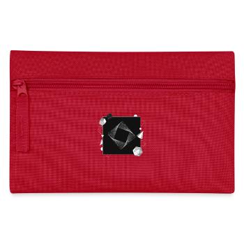 Geometrische Formen Abstrakte Kunst Geometric - Federtasche - Rot - Vorne