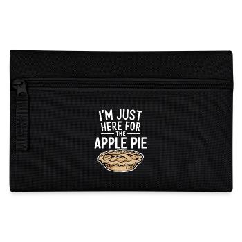 Apple Pie Saying Funny Apple Pie Gift - Pencil Case - black - Front