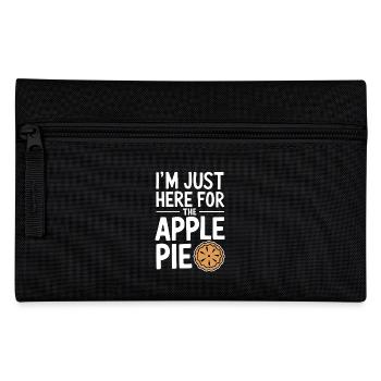Apple Pie Saying Funny Apple Pie Gift - Pencil Case - black - Front