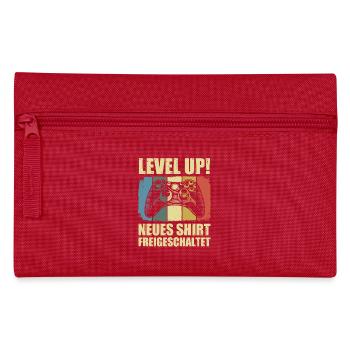 Neues Shirt Freigeschaltet - Federtasche - Rot - Vorne