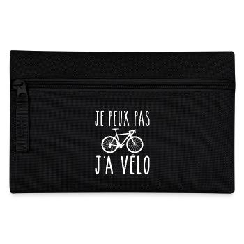 I can't I have a bike - Pencil Case - black - Front