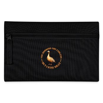 Die Schrecken Sind Endlos Aber Ich Bleibe Albern - Federtasche - Schwarz - Vorne