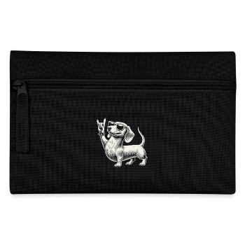 Cool teckel Rock Musique Heavy Metal Festival Fun - Trousse - noir - Devant