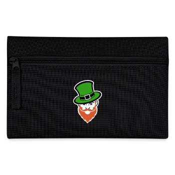 Leprechaun - St. Patrick's Day - Irland - Federtasche - Schwarz - Vorne