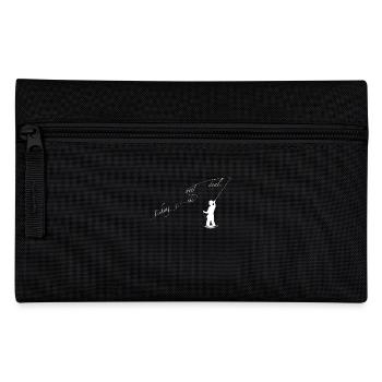 Fishing Is The Business With The Reel Fishing Is - Pencil Case - black - Front