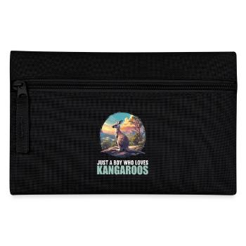 Kangaroos Kangaroo - Pencil Case - black - Front