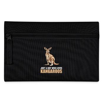 Kangaroos Kangaroo - Pencil Case - black - Front