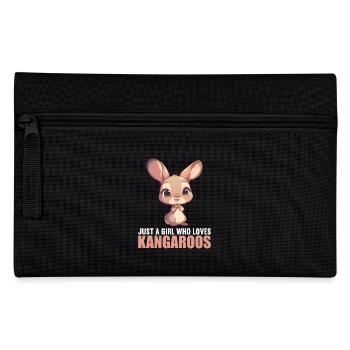 Kangaroos Kangaroo - Pencil Case - black - Front