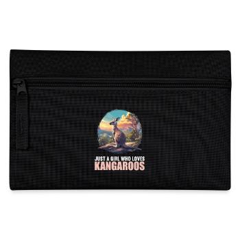 Kangaroos Kangaroo - Pencil Case - black - Front