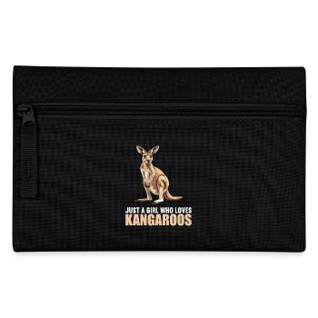 Kangaroos Kangaroo - Pencil Case - black - Front