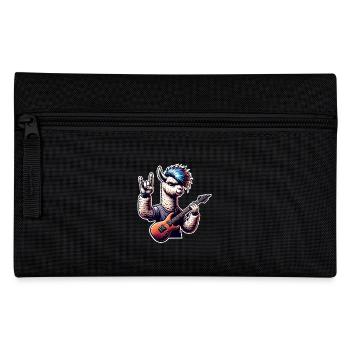 Alpaca Guitariste de Rock and Roll - Trousse - noir - Devant
