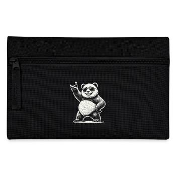 Heavy Metal Musique Panda Avec Lunettes De Soleil - Trousse - noir - Devant