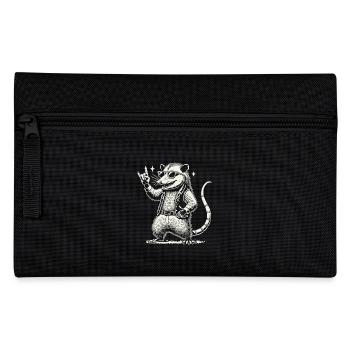 Drôle de concert de musique rock Possum style rétro - Trousse - noir - Devant