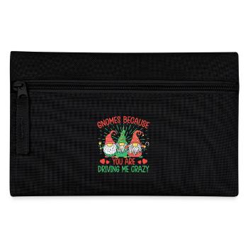 Déguisement de nain de jardin parce que tu me rends fou - Trousse - noir - Devant