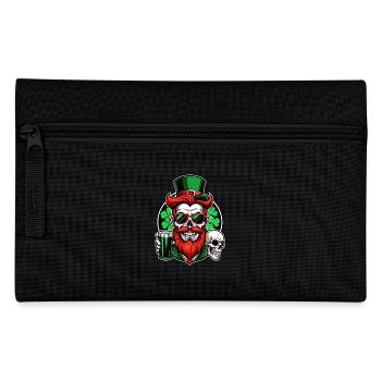 Leprechaun Skull - St. Patrick's Day - Irland - Federtasche - Schwarz - Vorne