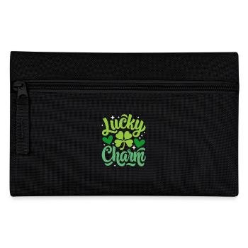 Lucky Charm - St. Patrick's Day - Irland - Federtasche - Schwarz - Vorne