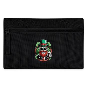 Leprechaun Skull - St. Patrick's Day - Irland - Federtasche - Schwarz - Vorne