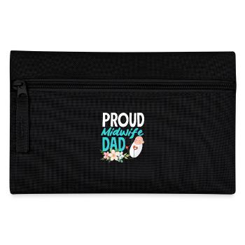 Fier papa sage-femme - Trousse - noir - Devant