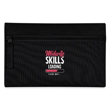 Midwifery Skills Loading Please Wait - Pencil Case - black - Front