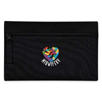 Midwife Heart Hands Diversity Midwifery - Pencil Case - black - Front