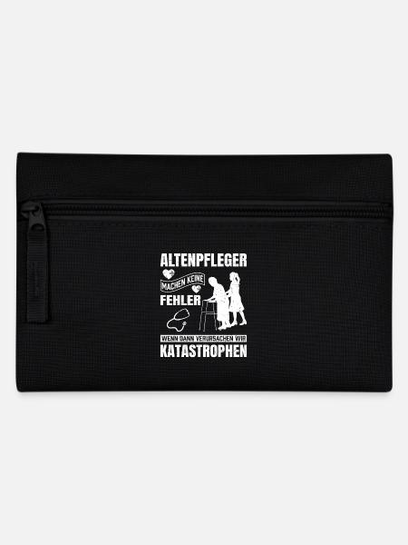 Altenpflege Pfleger Pflegepersonal Pflegekraft - Federtasche - Schwarz