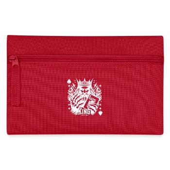 Roi des cartes jeu de poker Figurine Queen Jack Ace - Trousse - rouge - Devant