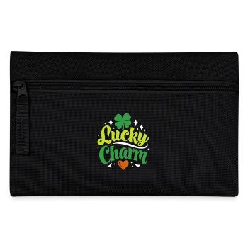 Lucky Charm - St. Patrick's Day - Irland - Federtasche - Schwarz - Vorne