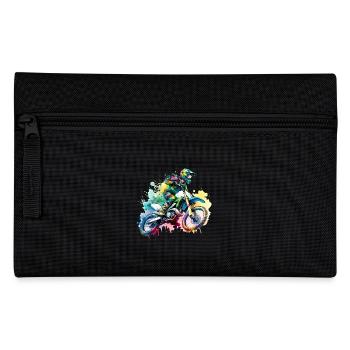 Motocross - Pencil Case - black - Front