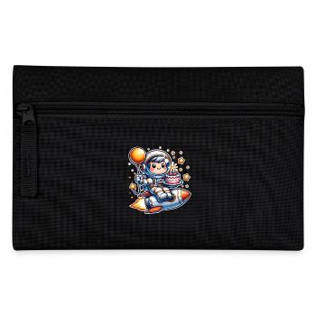 Astronaut Birthday - Pencil Case - black - Front
