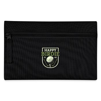 Happy Birdie To Me Golf Golfer - Federtasche - Schwarz - Vorne