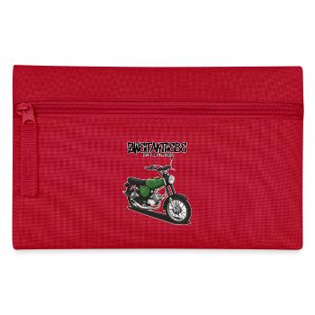 S51 (vert billard) // Illustration - Trousse - rouge - Devant