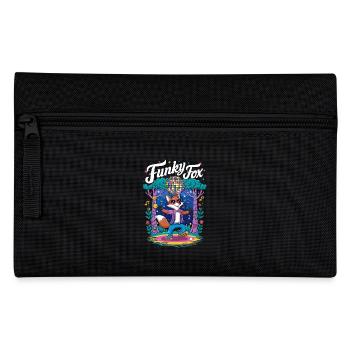 Funky Disco Fox Retro-Groove-Tanz für einen Disco - Federtasche - Schwarz - Vorne