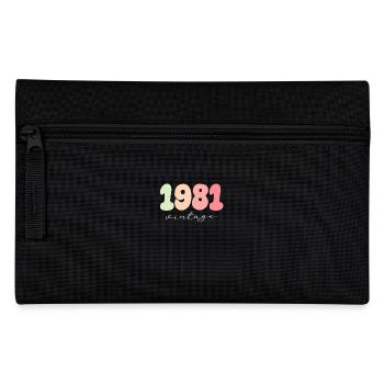 Anniversaire Année de naissance 1981 - Trousse - noir - Devant
