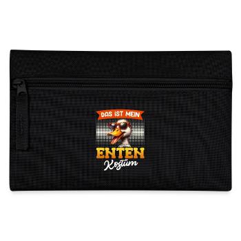 Enten Karneval DAS IST MEIN ENTEN KOSTÜM Lustiges - Federtasche - Schwarz - Vorne