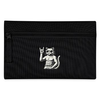 Drôle de musique rock Cat Heavy Metal Festival - Trousse - noir - Devant