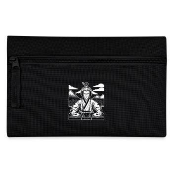DJ Samouraï Musique Rétro Streetwear Ukiyo-e - Trousse - noir - Devant