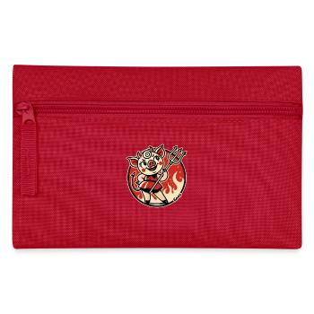 Evil piggy demon from hell - Pencil Case - red - Front